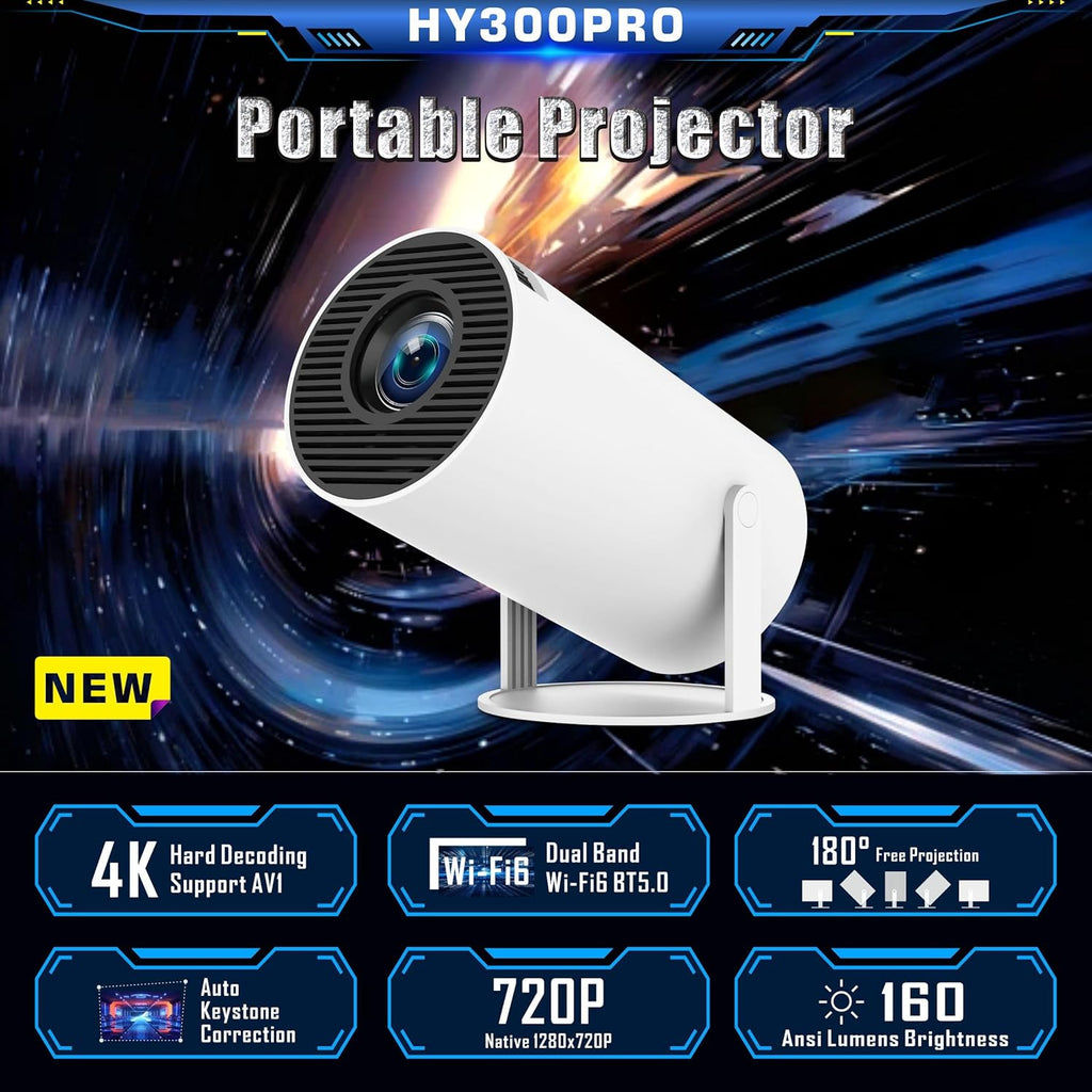 بروجكتور واي فاي بدقة 4K HD"